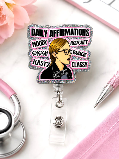 MEL-Daily Affirmations Badge Reel